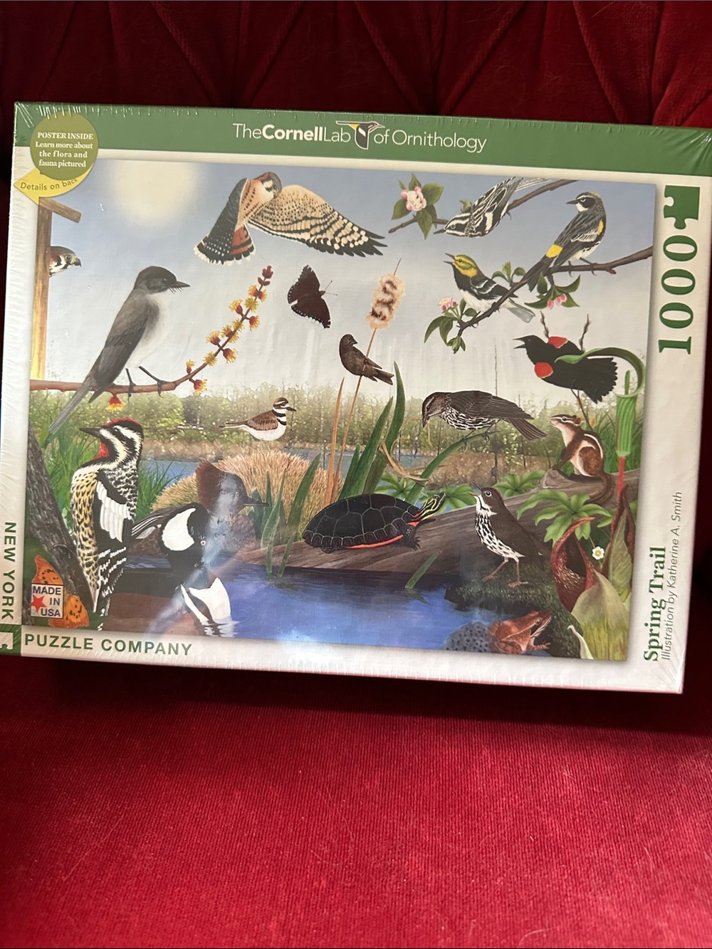 Spring Trail 1000-Piece Puzzle - Green/Multicolor